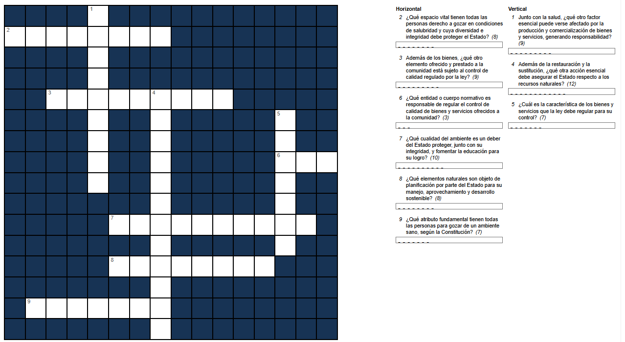 Crucigramas Interactivos